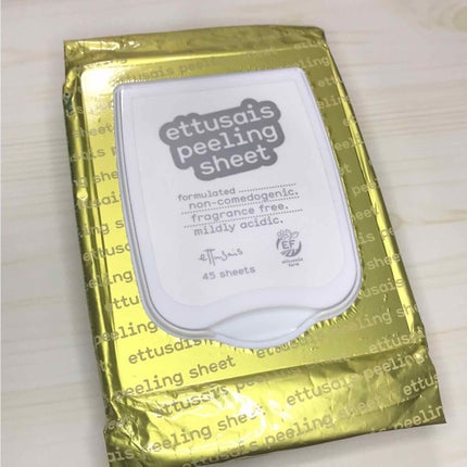 ふきとりピーリングシートN/ettusais/ピーリングを使ったクチコミ(1枚目)
