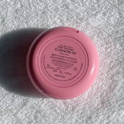 ピンクマグネットクッション/KEYTH/クッションファンデーションを使ったクチコミ(5枚目)