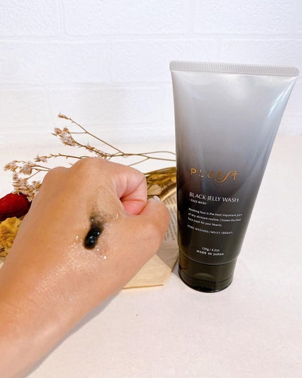 BLACK JELLY WASH(ブラックジェリーウォッシュ)/PLUEST/その他洗顔料を使ったクチコミ(2枚目)