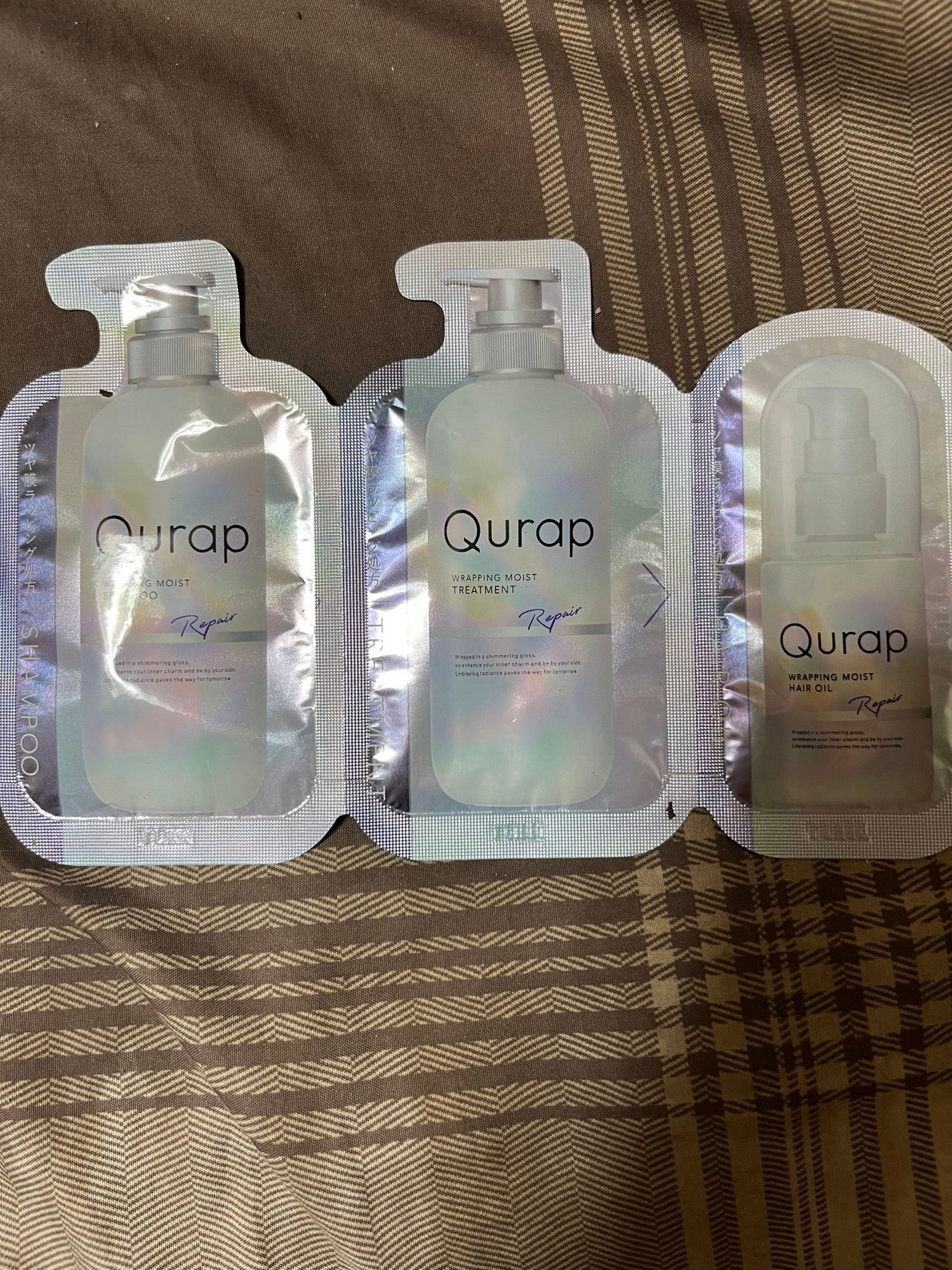 ラッピングモイストヘアオイル/Qurap/ヘアオイルを使ったクチコミ(1枚目)