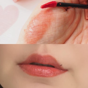 CLIO デューイ シロップ ティントのクチコミ「CLIO
デューイ シロップ ティント
04 PEACHY SPRING

まったく新作とかで.....」（3枚目）