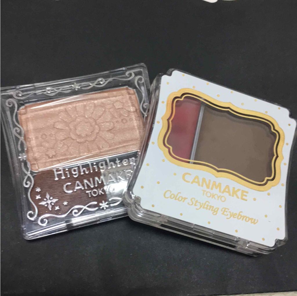 ハイライター/キャンメイク/パウダーハイライトを使ったクチコミ（1枚目）