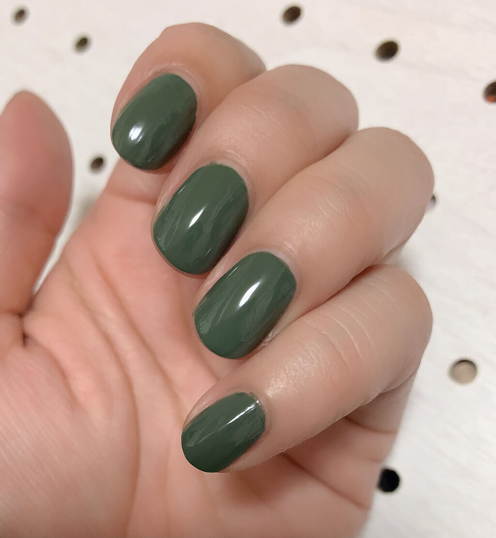 gene TOKYO ネイル オリーブ/DAISO/マニキュアを使ったクチコミ（3枚目）