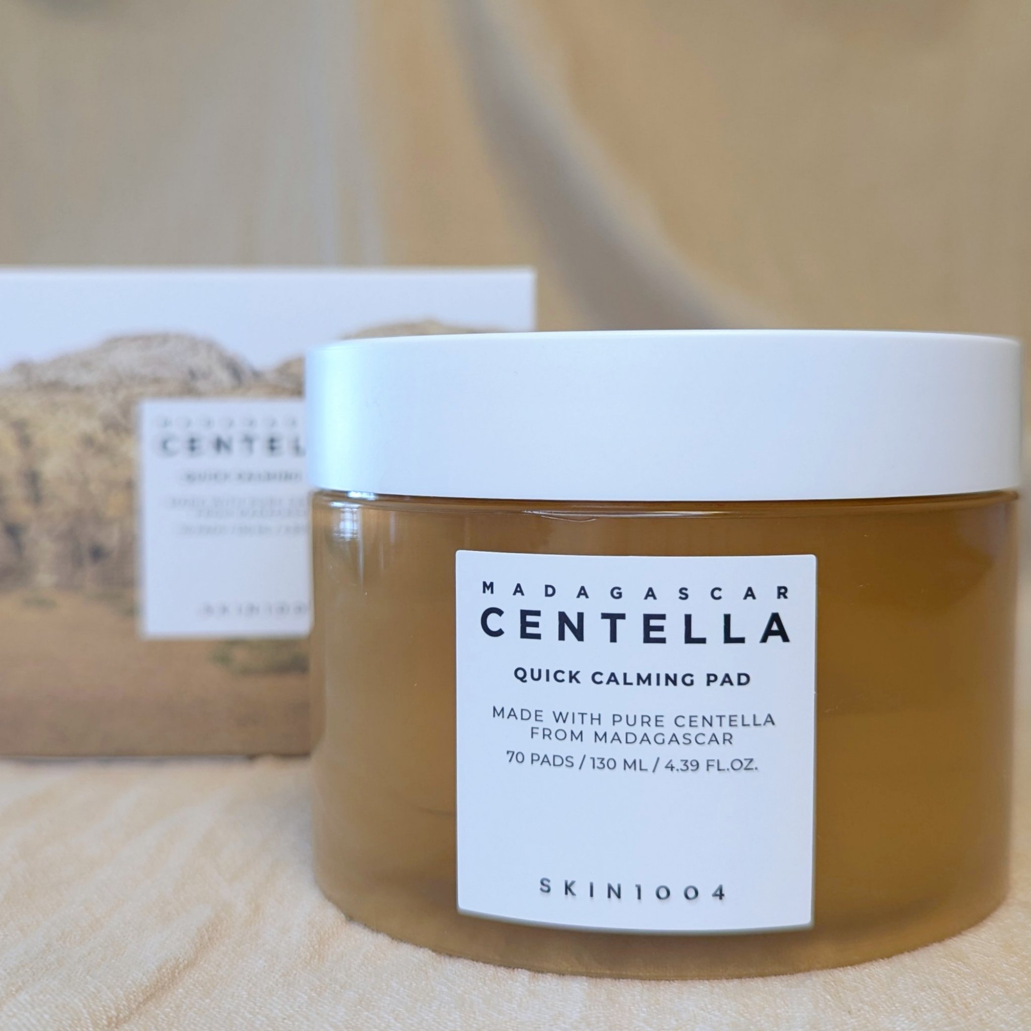 センテラ クイックカーミングパッド/SKIN1004/トナーパッドを使ったクチコミ（1枚目）