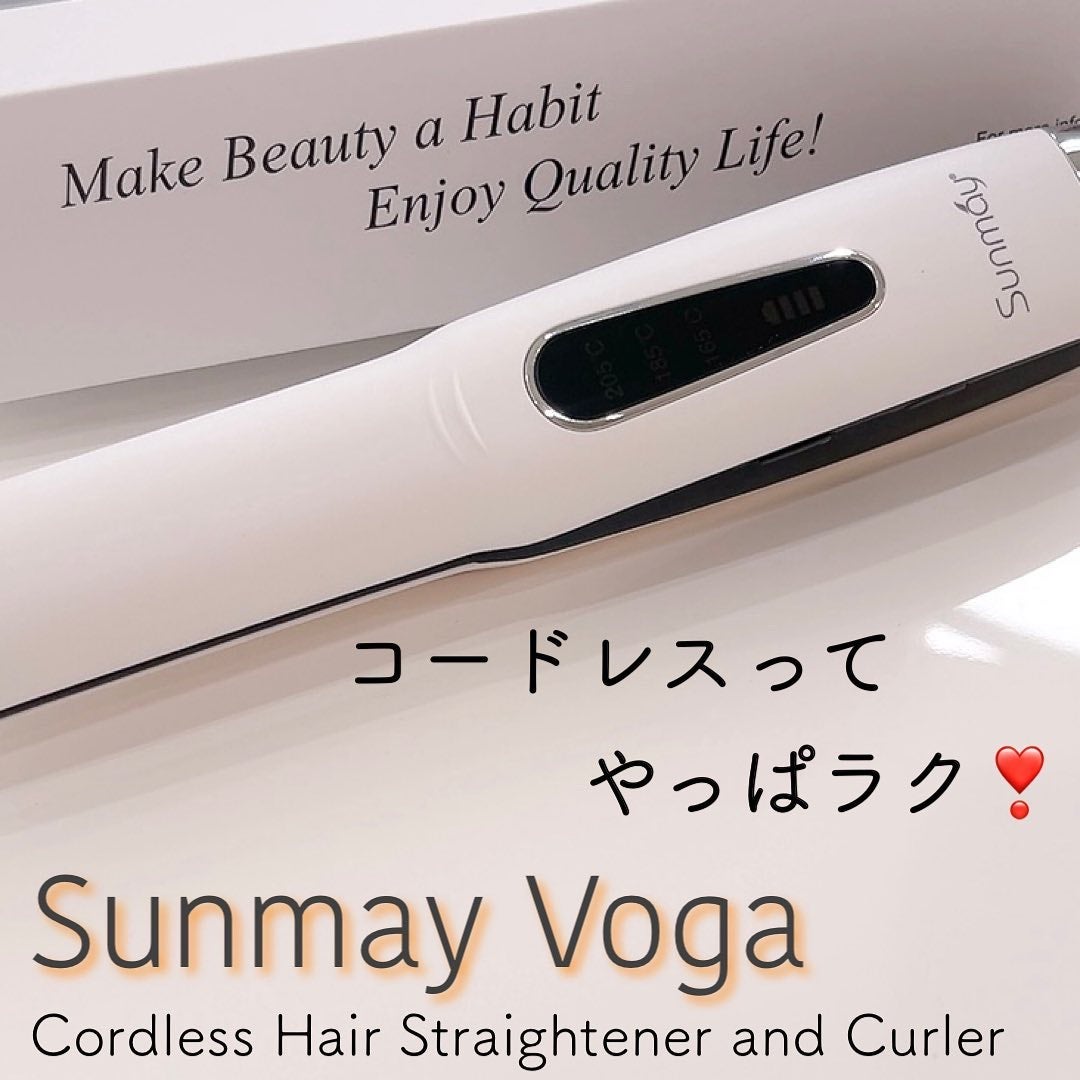 Voga 2way コードレスヘアアイロン/Sunmay/その他ヘアアイロンを使ったクチコミ(1枚目)