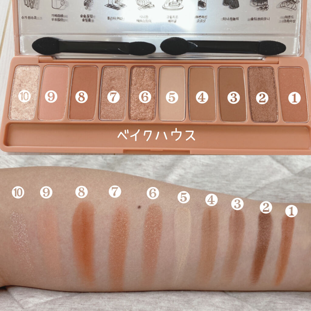 プレイカラー アイシャドウ/ETUDE/アイシャドウパレットを使ったクチコミ（2枚目）