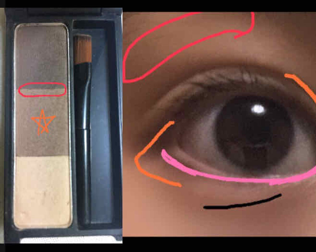 WHY NOT SPINNS クリームアイシャドウ ピンク/DAISO/ジェル・クリームアイシャドウを使ったクチコミ（3枚目）