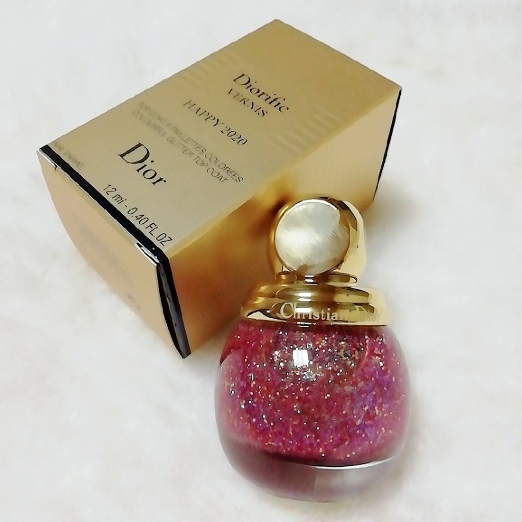 ディオリフィック グリッター トップ コート/Dior/ネイルトップコートを使ったクチコミ（1枚目）