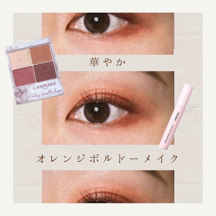 シルキースフレアイズ/キャンメイク/アイシャドウパレットを使ったクチコミ(1枚目)