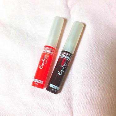 リップ💄
リップティント 
108円なのに色がしっかり付き、取れず、バリエーションも豊富で小さめなのが良いですね！ #私のポーチ  #ベスコス2018 