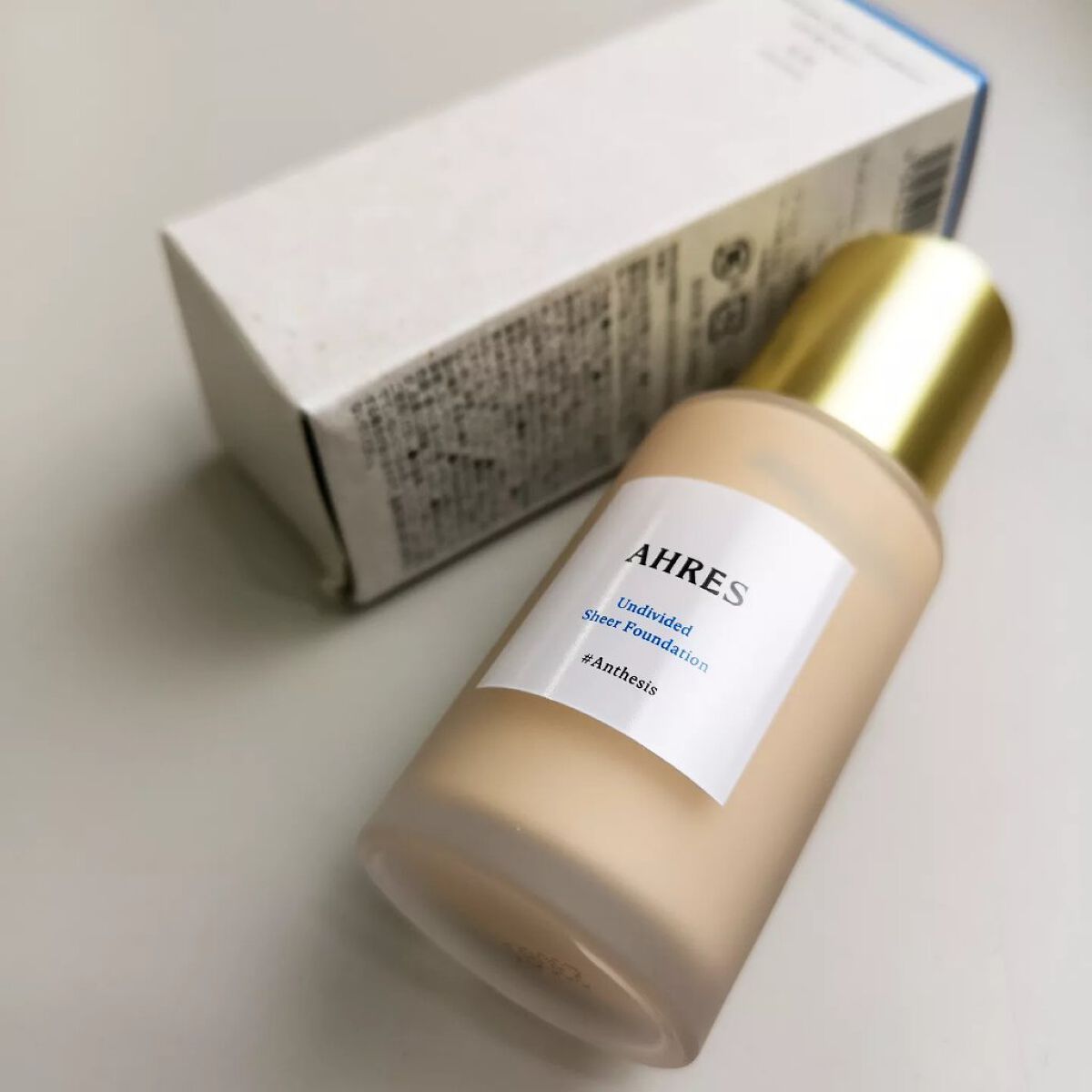 アンディヴァイデッド シアーファンデーション/アーレス/リキッドファンデーションを使ったクチコミ（1枚目）