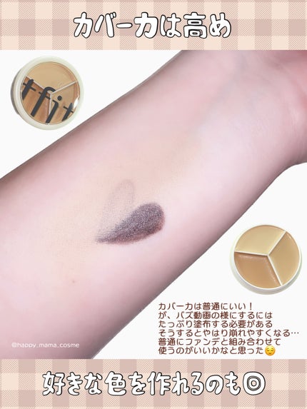 カバーアッププロコンシーラー/TFIT/パレットコンシーラーを使ったクチコミ(3枚目)