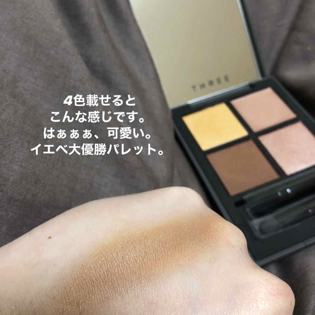 ディメンショナルビジョンアイパレット/THREE/アイシャドウパレットを使ったクチコミ(3枚目)