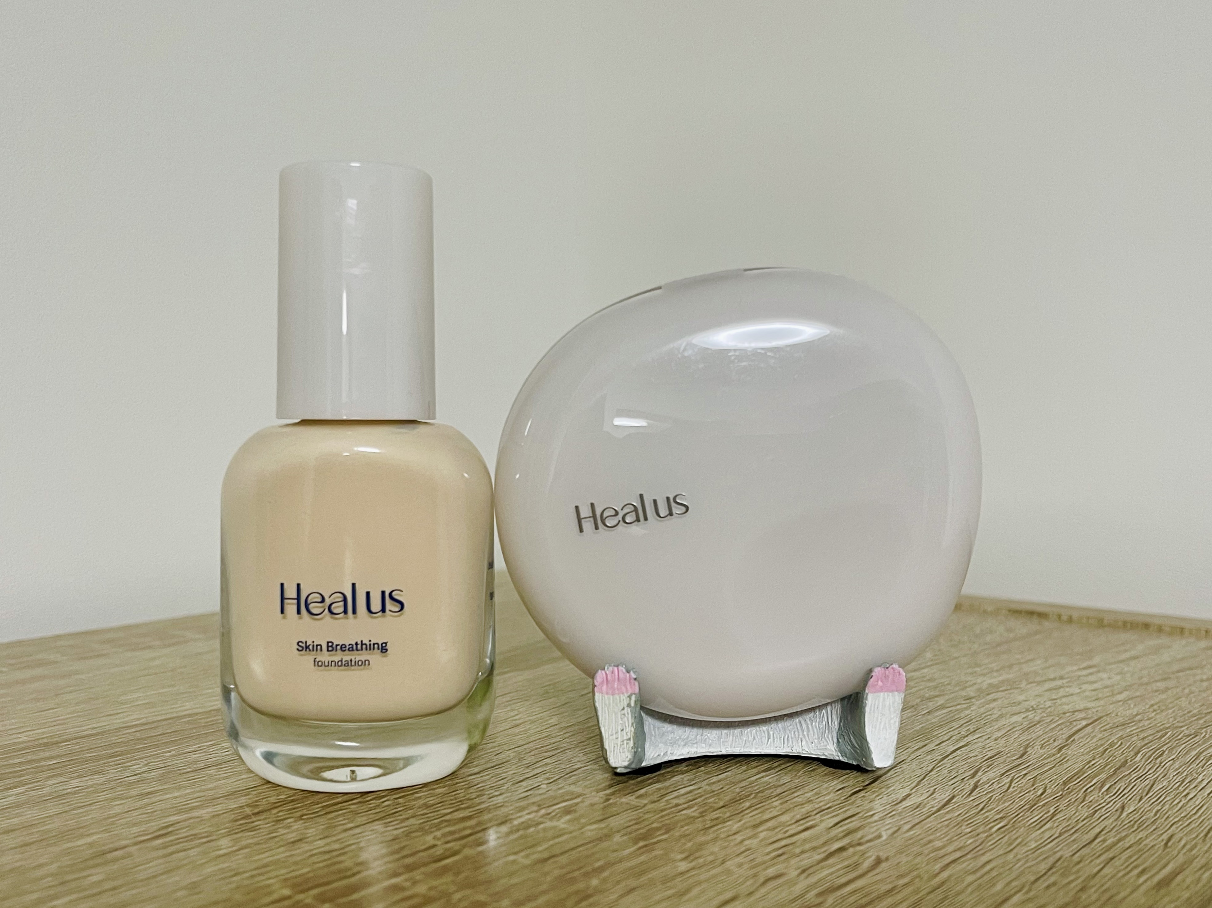 Skin  breathing foundation Glow/Healus/リキッドファンデーションを使ったクチコミ（1枚目）