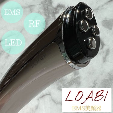 LOABI EMS美顔器のクチコミ「LOABIのEMS美顔器は目元・口元の集中ケアができて、EMS機能、RF機能、LED機能の3W.....」（1枚目）