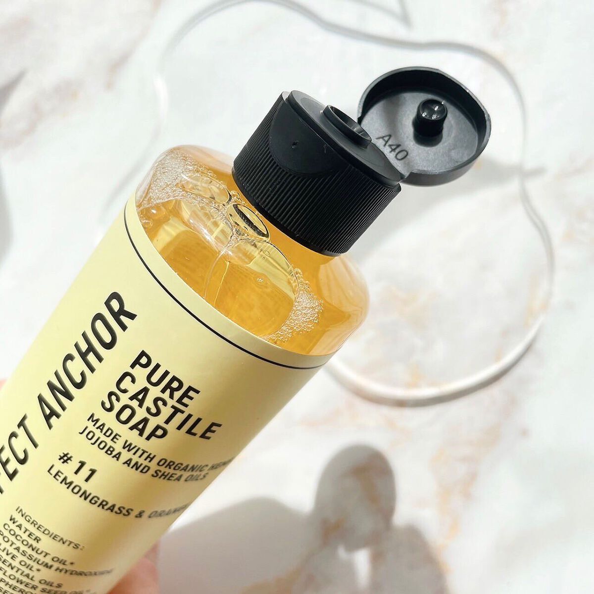 ザ・パーフェクトアンカー レモングラス＆オレンジ #11/THE PERFECT ANCHOR/ボディソープを使ったクチコミ（3枚目）