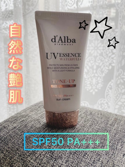 ウォータフルトーンアップサンクリーム/ダルバ/日焼け止めクリームを使ったクチコミ(1枚目)