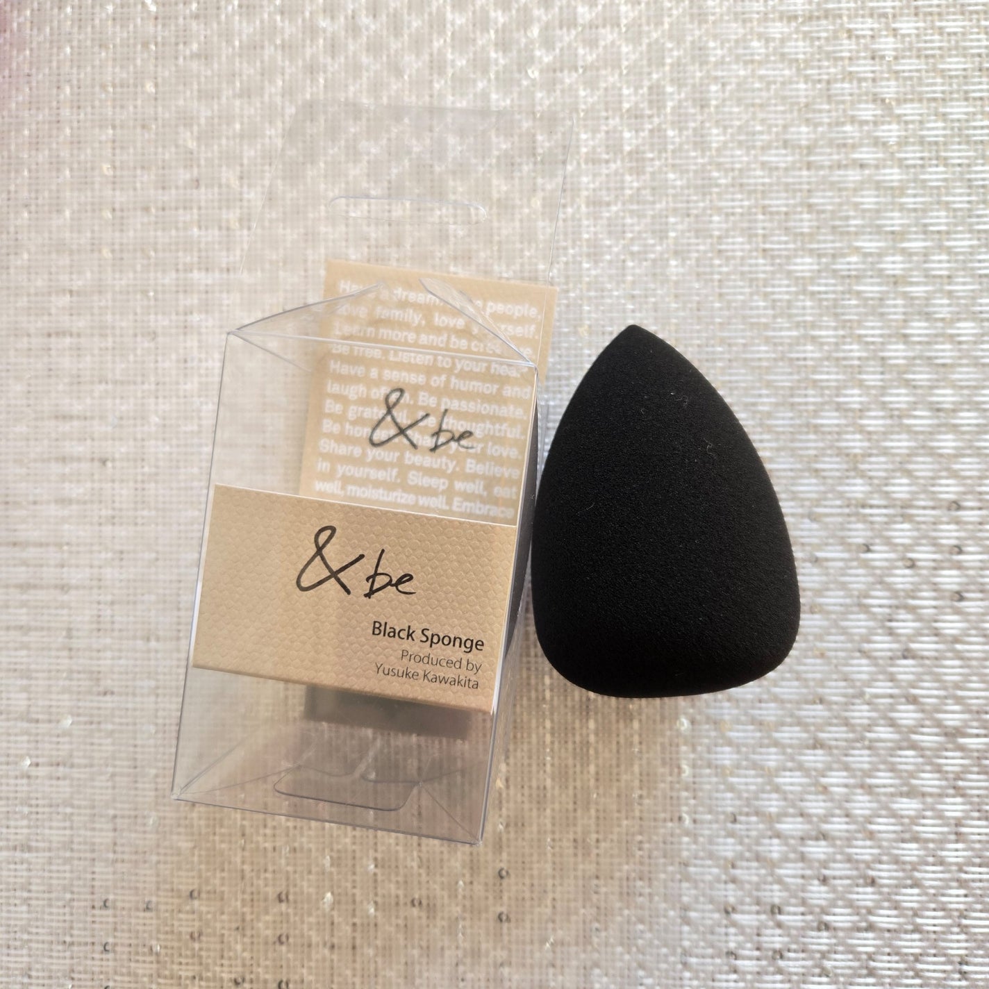 &be ブラックスポンジ/&be/パフ・スポンジを使ったクチコミ(1枚目)