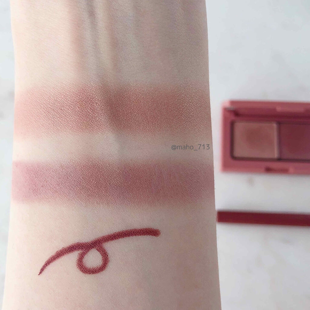 エテュセ アイエディション(カラーパレット) 01 バーガンディブラウン/ettusais/アイシャドウパレットを使ったクチコミ（2枚目）