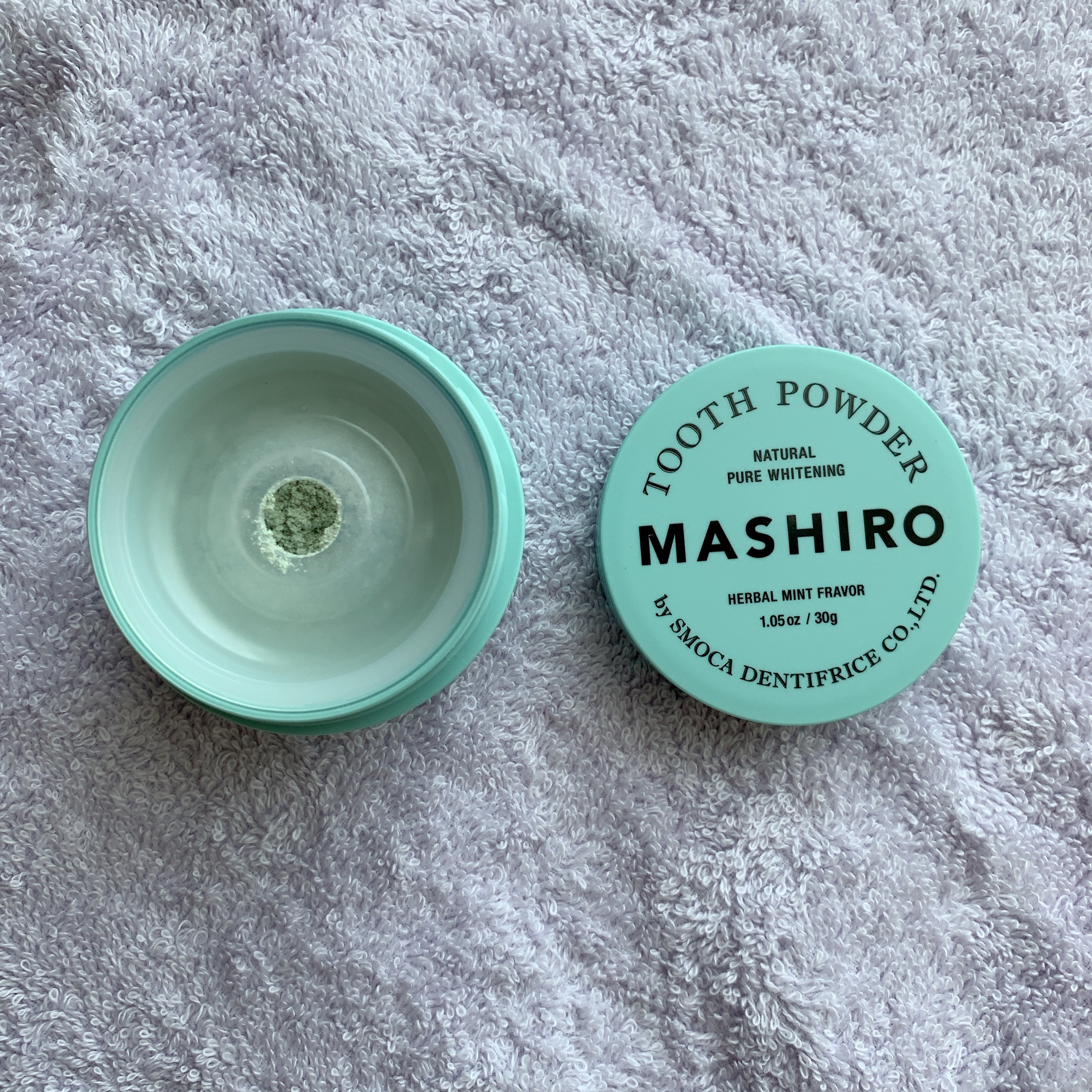 MASHIRO 薬用ホワイトニングパウダー ハーブミント/MASHIRO/歯磨き粉を使ったクチコミ（2枚目）