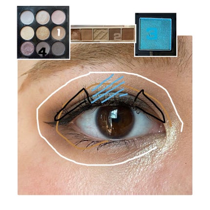 ヴィセ アヴァン シングルアイカラー/Visée/単色アイシャドウを使ったクチコミ(2枚目)