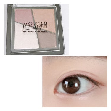 UR GLAM　VELVET EYE COLOR PALETTE/U R GLAM/アイシャドウパレットを使ったクチコミ（3枚目）