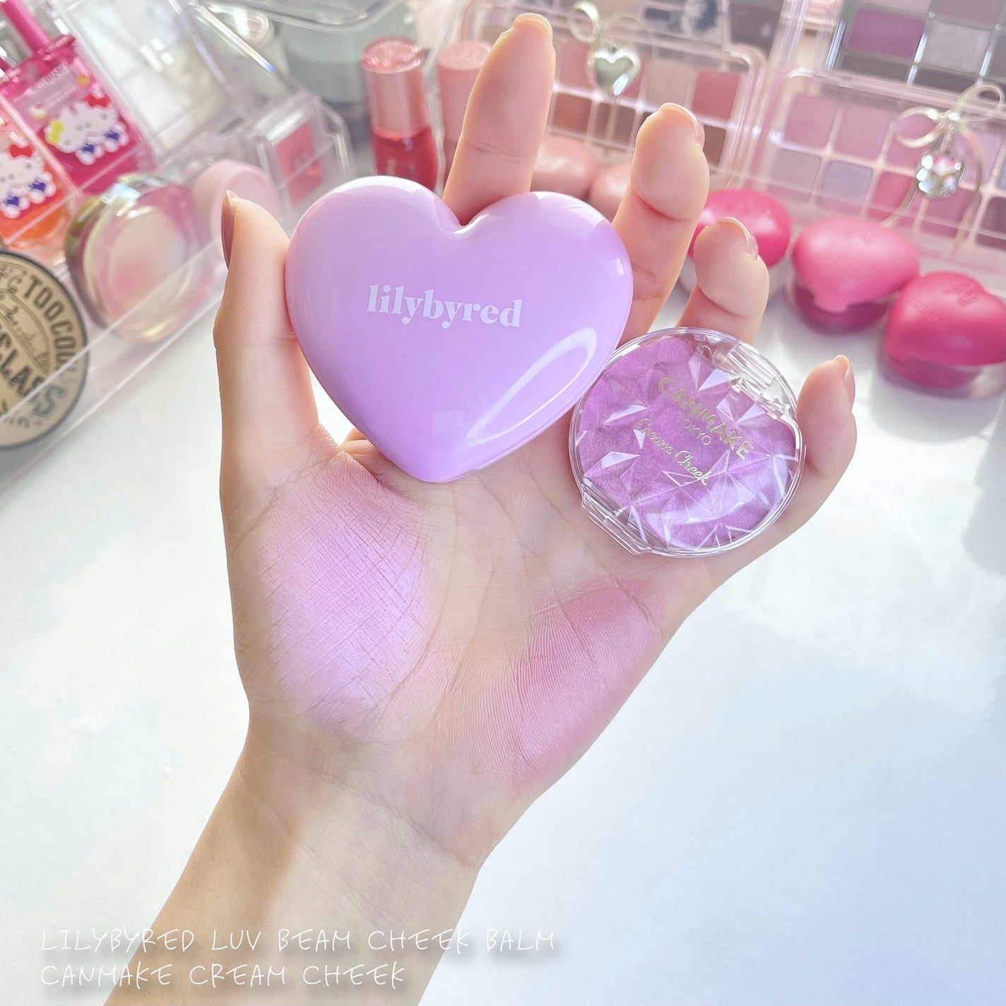 ラヴ ビーム チークバーム/lilybyred/ジェル・クリームチークを使ったクチコミ(1枚目)