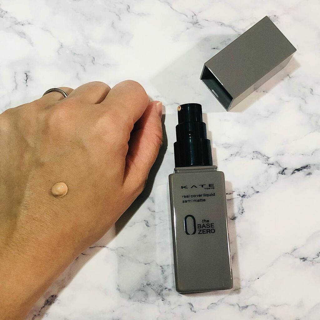 リアルカバーリキッド(セミマット)/KATE/リキッドファンデーションを使ったクチコミ(4枚目)