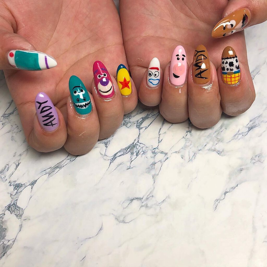 cst on LIPS 「Part2🌈✨#キャラクターネイル#キャラクター#charac..」(6枚目)