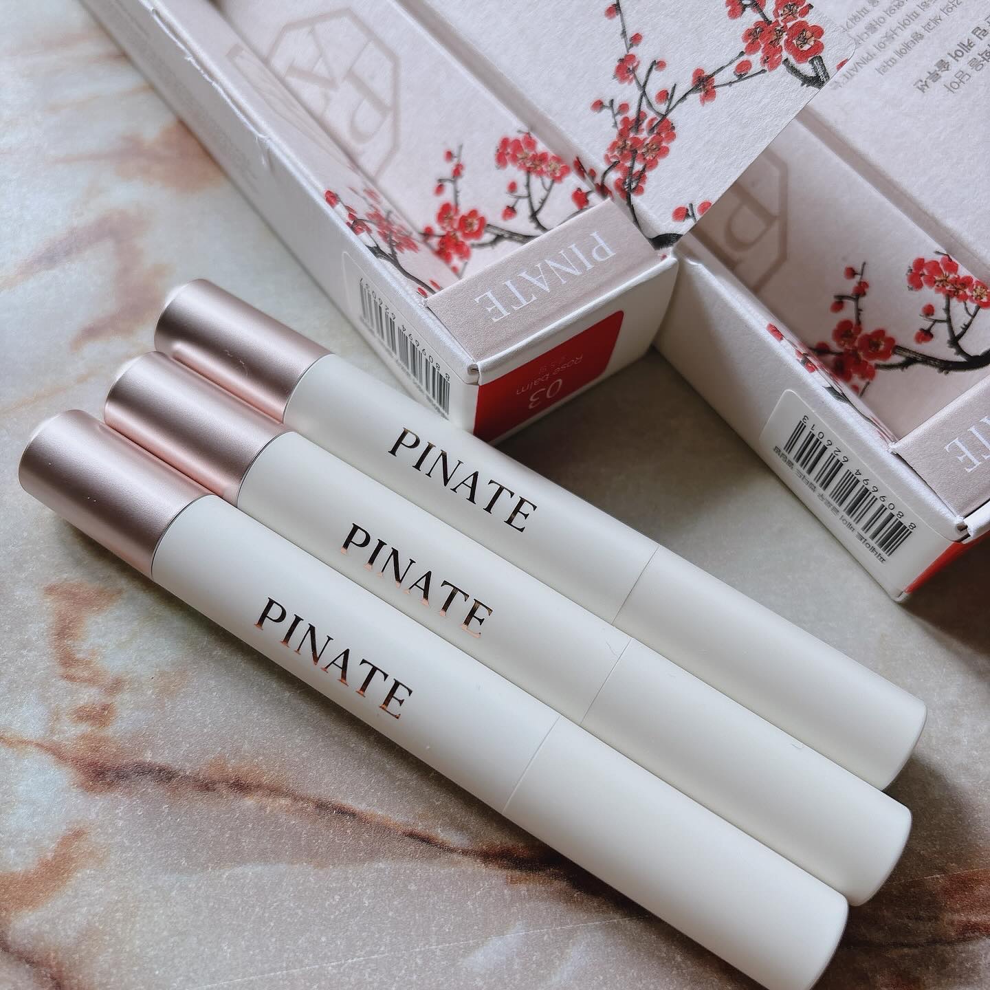 ベアグローペプチドメルティングバーム/PINATE/口紅を使ったクチコミ（2枚目）