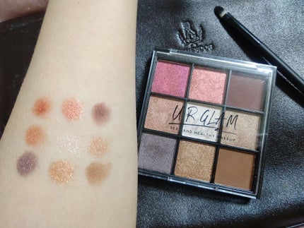 UR GLAM BLOOMING EYE COLOR PALETTE/U R GLAM/アイシャドウパレットを使ったクチコミ(2枚目)