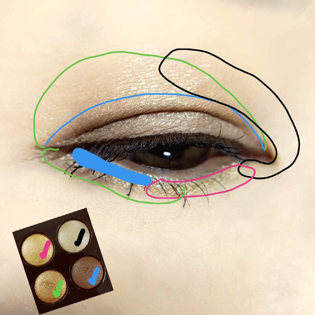 レ キャトル オンブル/CHANEL/アイシャドウパレットを使ったクチコミ(6枚目)