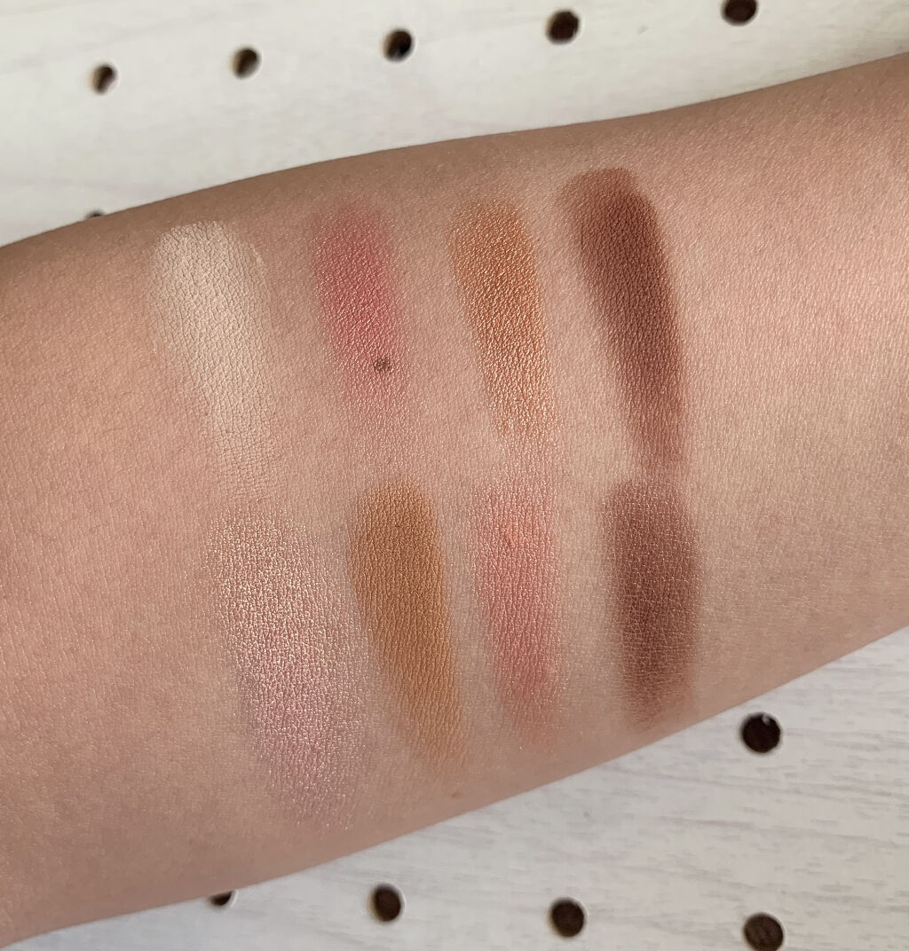 ティックルドピーチ ミニ アイシャドウ パレット/Too Faced/アイシャドウパレットを使ったクチコミ（3枚目）