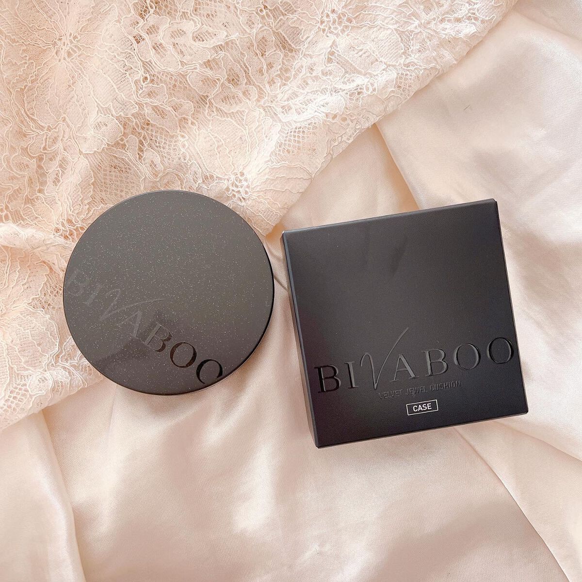 ベルベットジュエルクッション/BIVABOO/クッションファンデーションを使ったクチコミ(1枚目)