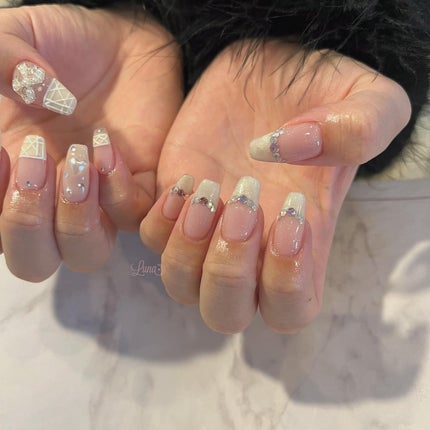 Iuna. Mizuki on LIPS 「.片手はおそろい、もう片手はお持ち込みdesignでした✨スペ..」(2枚目)