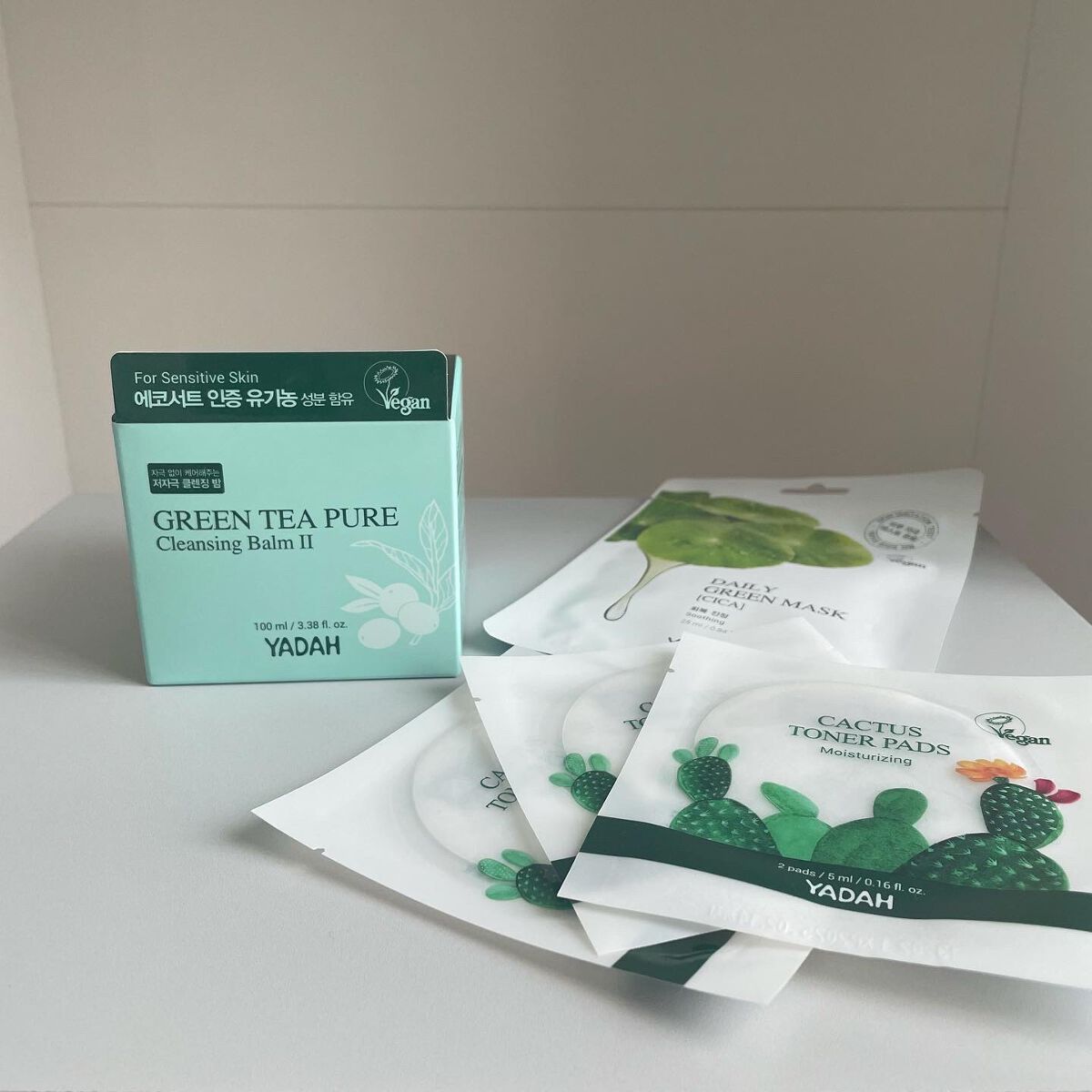 グリーンティーピュアクレンジングバームⅡ/YADAH/クレンジングバームを使ったクチコミ(4枚目)