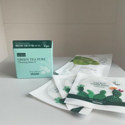 グリーンティーピュアクレンジングバームⅡ/YADAH/クレンジングバームを使ったクチコミ(4枚目)