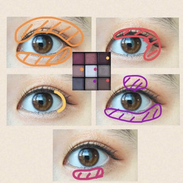 UR GLAM　BLOOMING EYE COLOR PALETTE/U R GLAM/アイシャドウパレットを使ったクチコミ（2枚目）