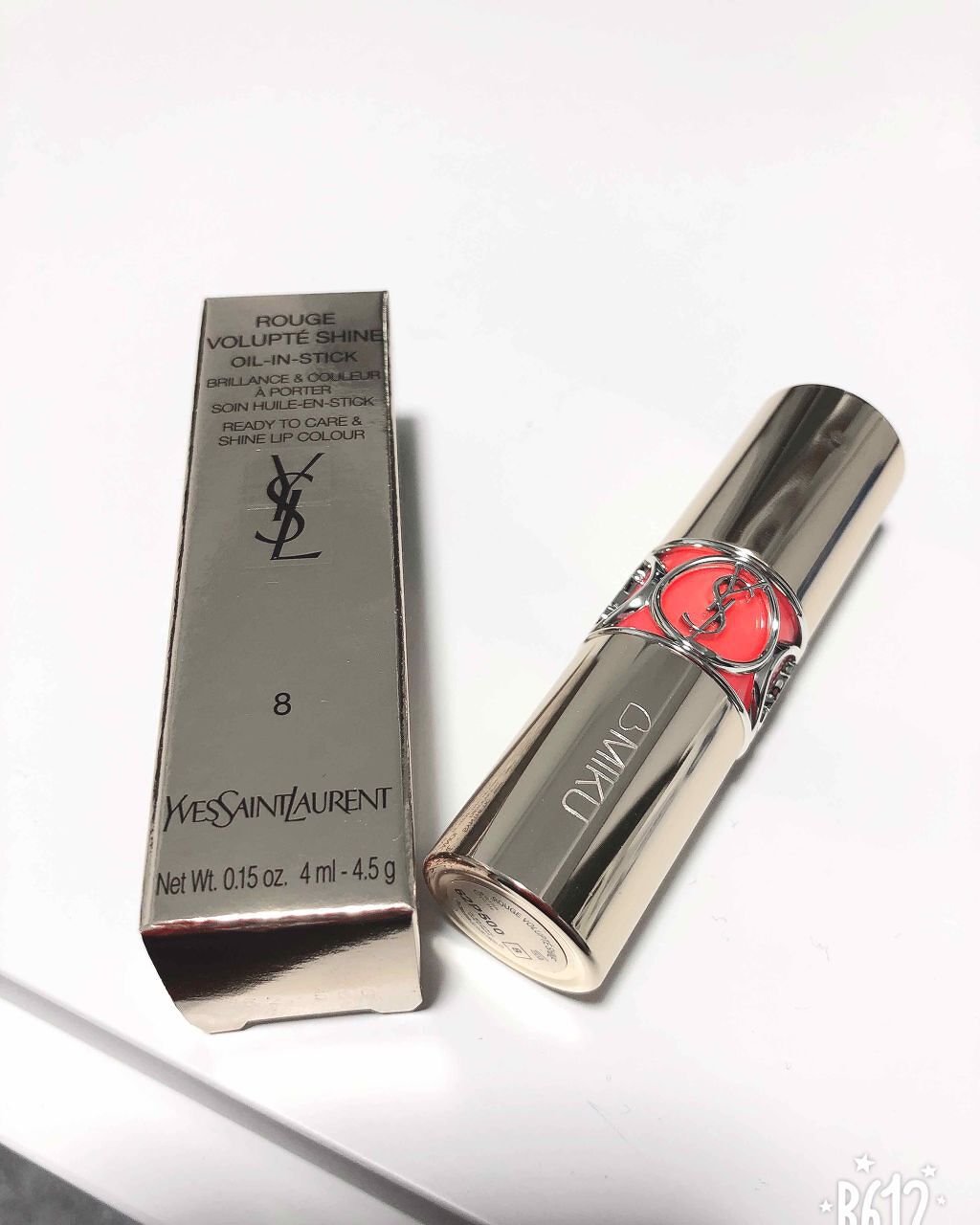 ルージュ ヴォリュプテ シャイン/YVES SAINT LAURENT BEAUTE/口紅を使ったクチコミ(1枚目)