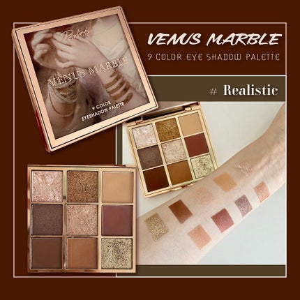 VenusMarble 9色アイシャドウパレット/Venus Marble/アイシャドウパレットを使ったクチコミ(1枚目)