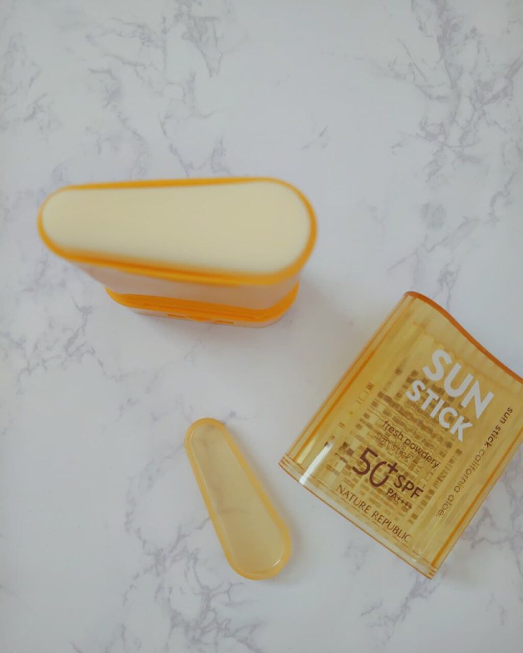 サラサラSUNデュオ サンスティック /ネイチャーリパブリック/日焼け止めスティックを使ったクチコミ（2枚目）