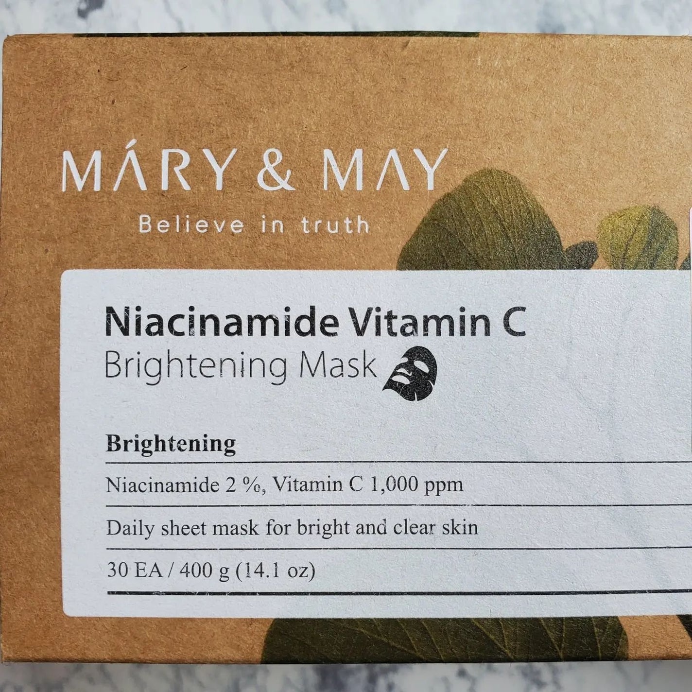 ナイアシンアミドビタミンC ブライトニングマスク/MARY&MAY/シートマスク・パックを使ったクチコミ(5枚目)
