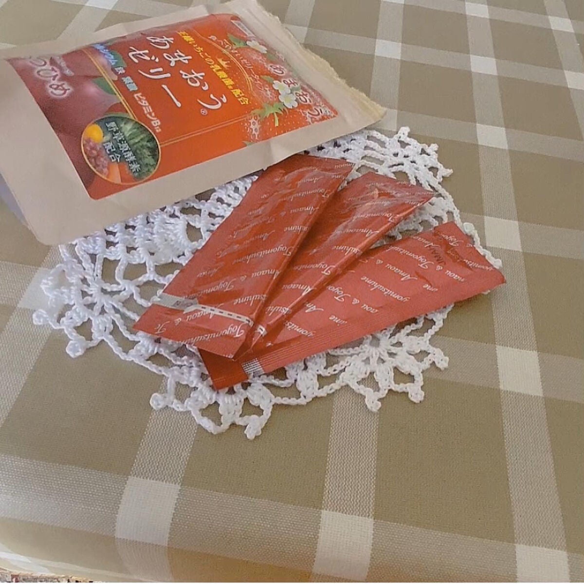 あまおうゼリー/アラウンドライフ/食品を使ったクチコミ(2枚目)