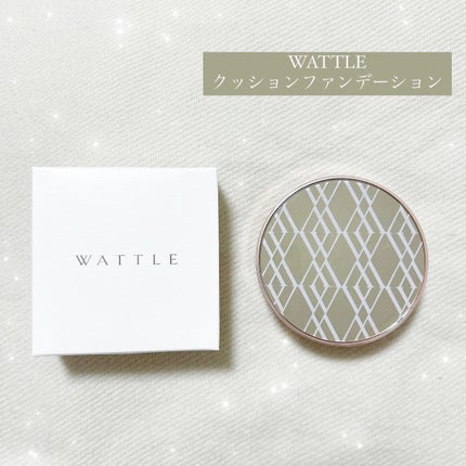 WATTLEクッションファンデーション 02 ライトベージュ/WATTLE/クッションファンデーションを使ったクチコミ(1枚目)