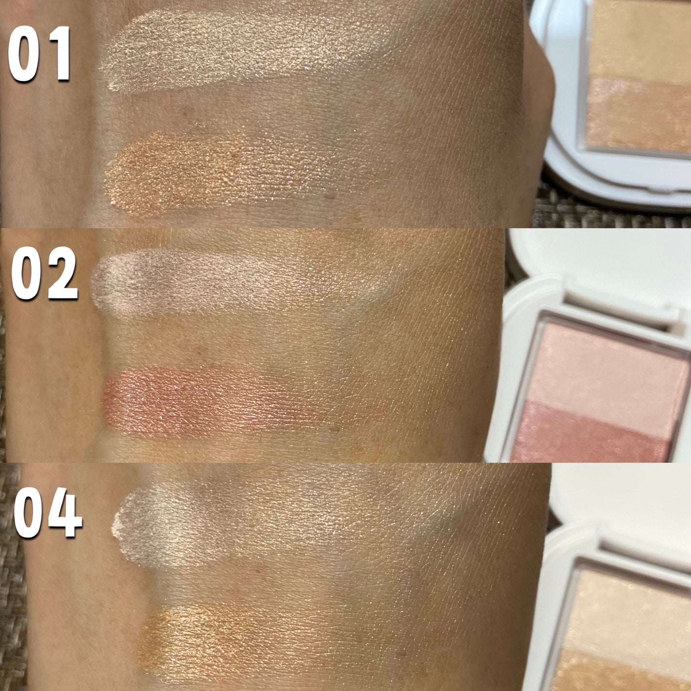 アイカラー/media luxe/アイシャドウパレットを使ったクチコミ(5枚目)