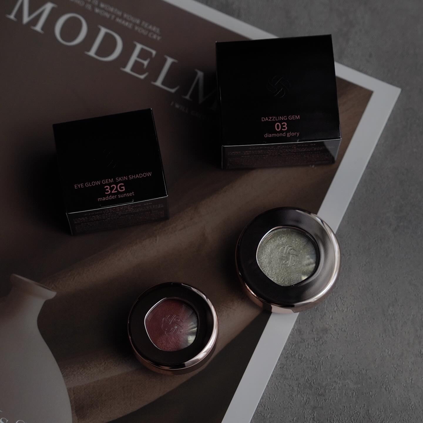 アイグロウジェム スキンシャドウ 32G madder sunset/DECORTÉ/ジェル・クリームアイシャドウを使ったクチコミ（1枚目）