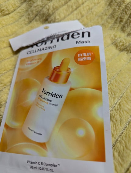 セルメイジング ビタC ブライトニングマスク/Torriden/シートマスク・パックを使ったクチコミ(1枚目)
