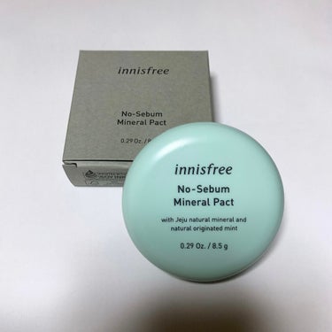 ノーセバム　ミネラルパクト　S/innisfree/プレストパウダーを使ったクチコミ（1枚目）