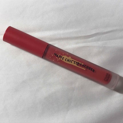 マットシックリップラッカー/ETUDE/口紅を使ったクチコミ(4枚目)