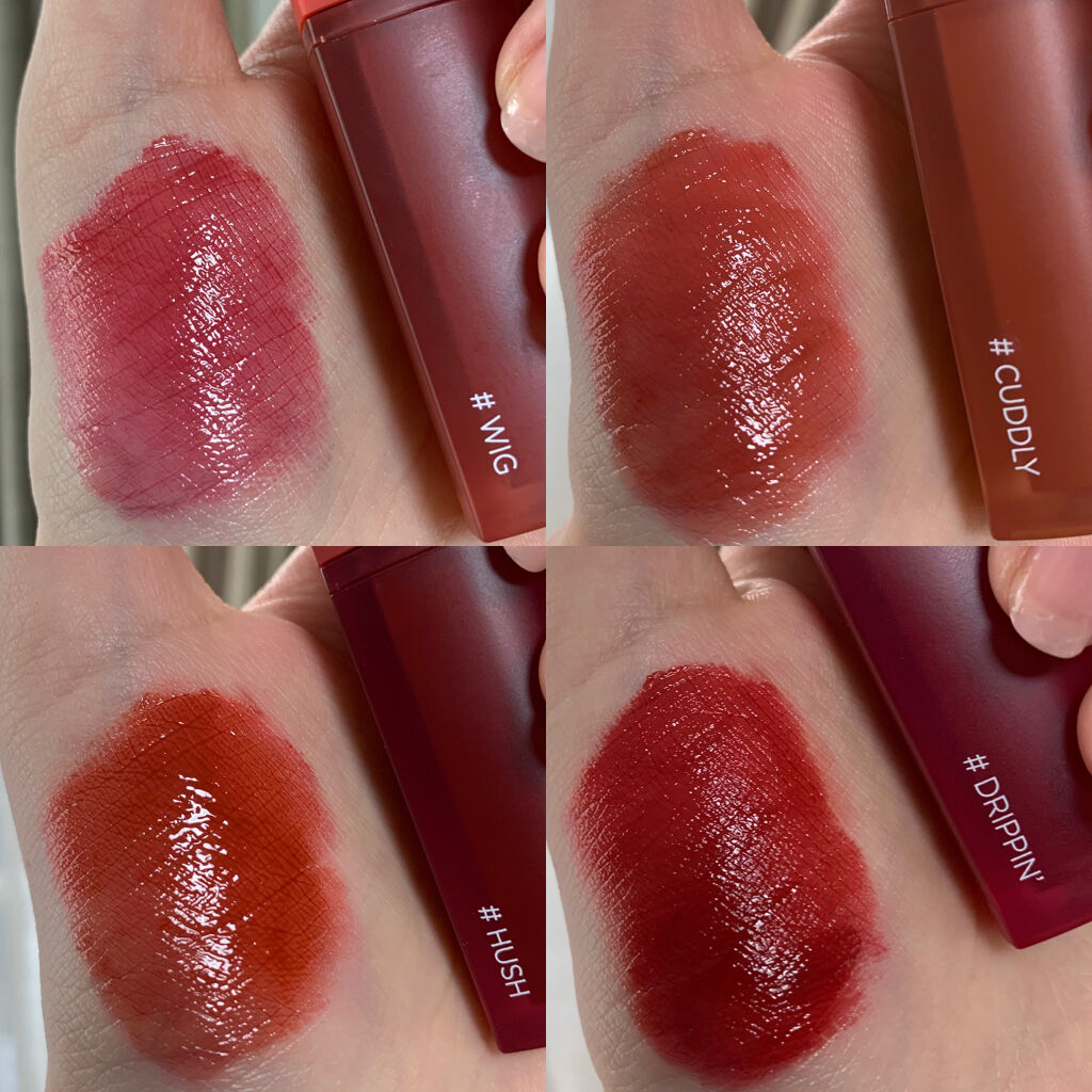 ホリカホリカ ハートクラッシュグローティントエアー 07 ハッシュ/HOLIKA HOLIKA/リップティントを使ったクチコミ（1枚目）